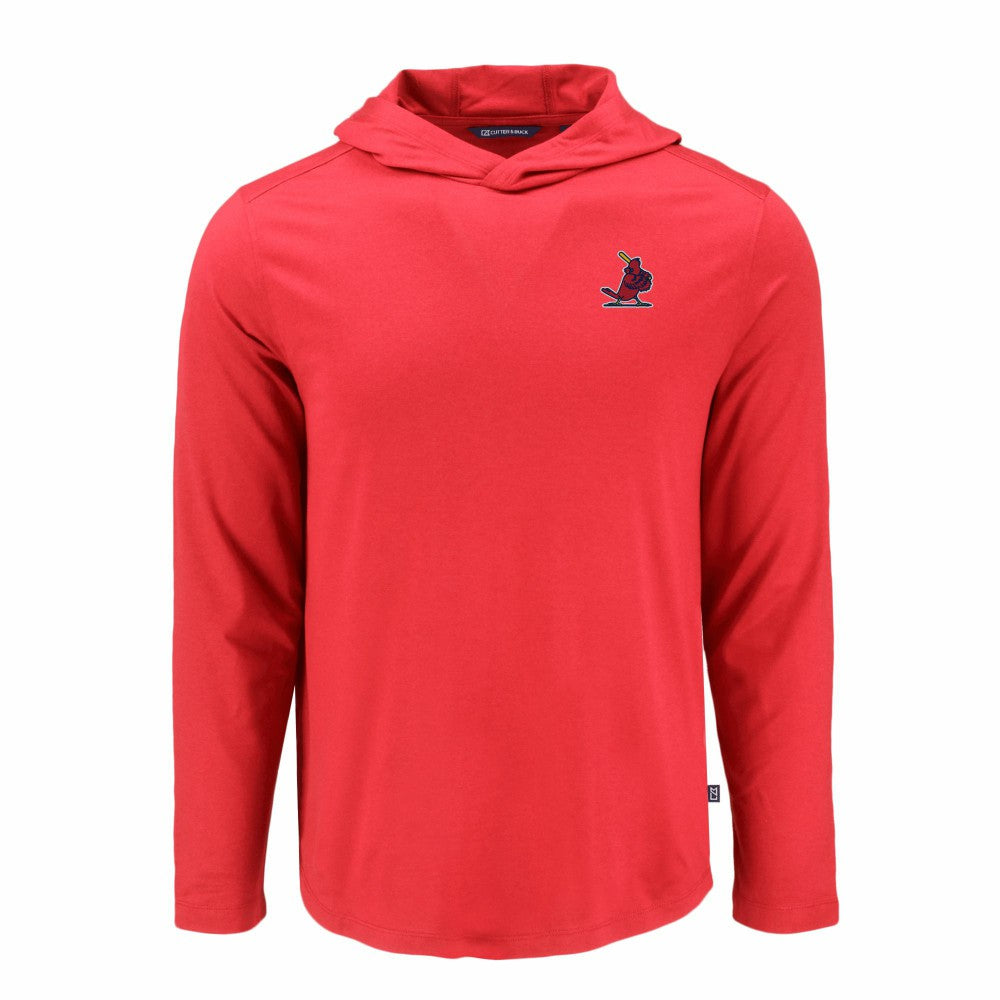 St. Louis Cardinals Cutter & Buck Coastline Epic Comfort Recycled Eco Hoodie Long Sleeve T-Shirt Sale