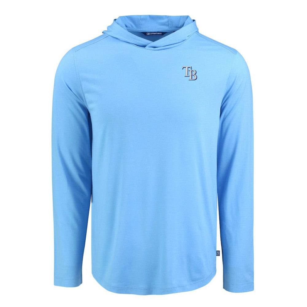 Tampa Bay Rays Cutter & Buck Coastline Epic Comfort Recycled Eco Hoodie Long Sleeve T-Shirt Online