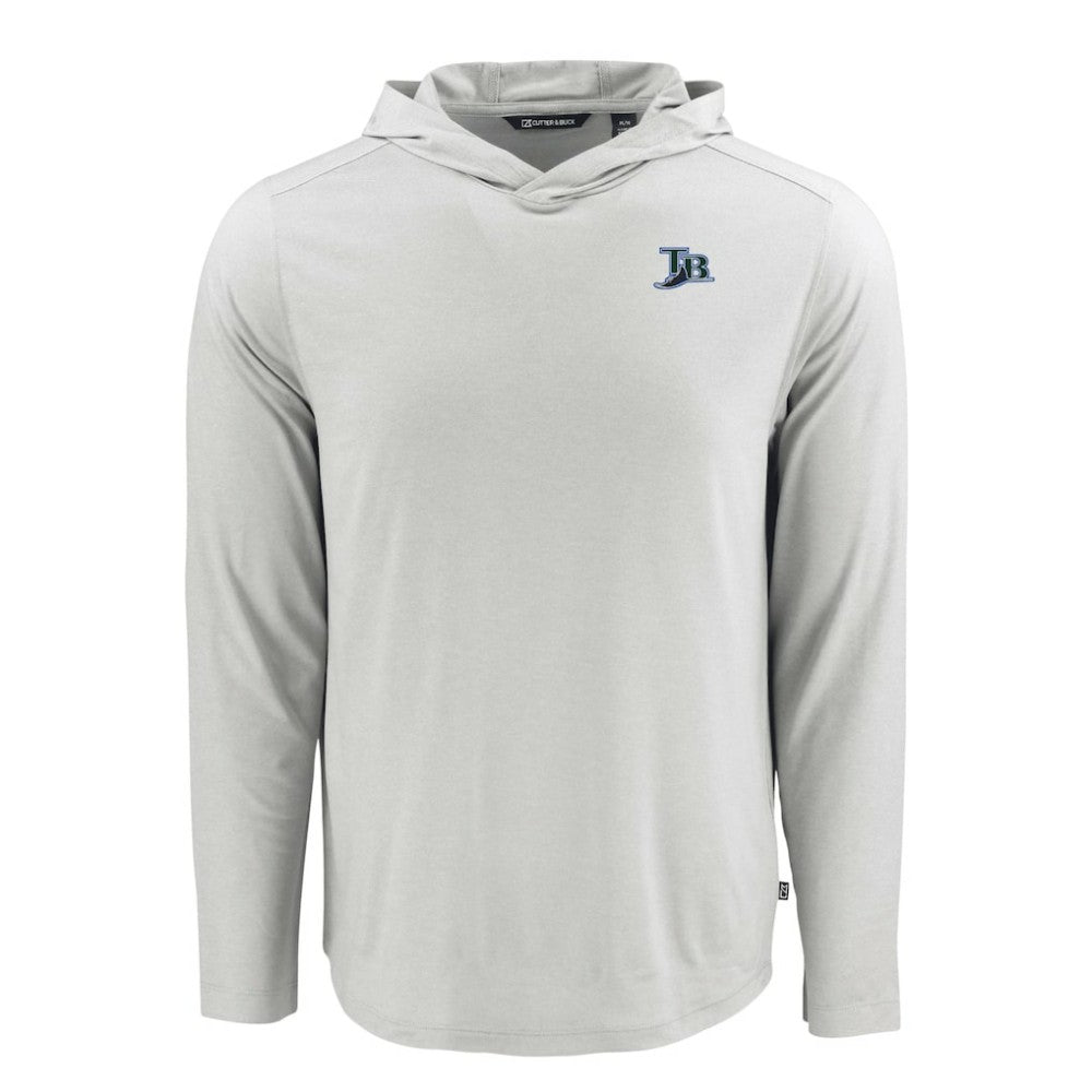 Tampa Bay Rays Cutter & Buck Coastline Epic Comfort Recycled Eco Hoodie Long Sleeve T-Shirt Online