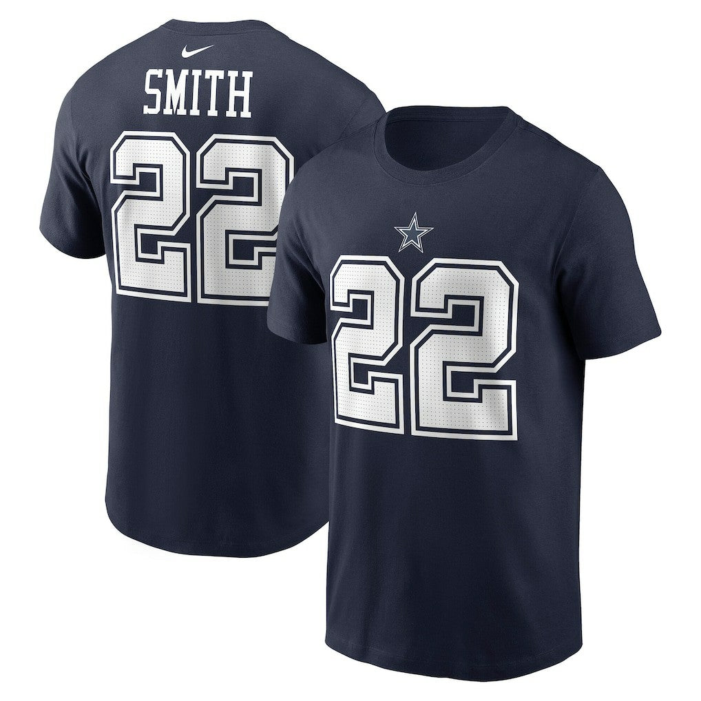 Emmitt Smith Dallas Cowboys Retired Player Name & Number T-Shirt - Navy - Nike