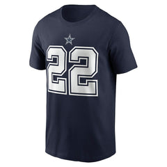 Emmitt Smith Dallas Cowboys Retired Player Name & Number T-Shirt - Navy - Nike