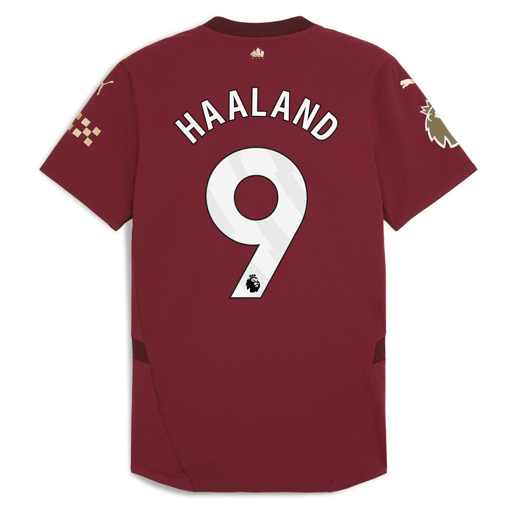 Puma - Erling Haaland Manchester City 2024/25 Third Player Jersey - Burgundy