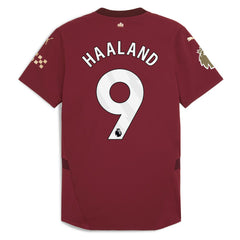 Puma - Erling Haaland Manchester City 2024/25 Third Player Jersey - Burgundy