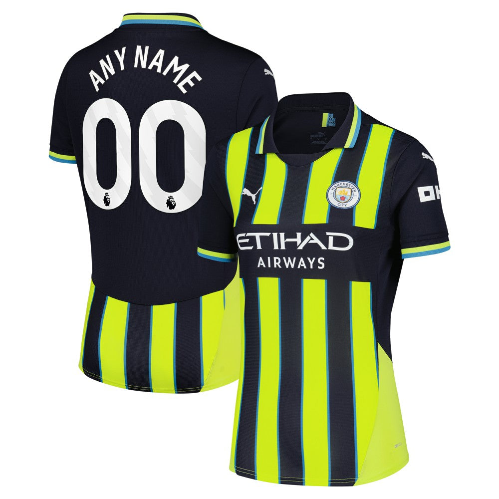 Puma - Manchester City Women's 2024/25 Away Replica Custom Jersey - Navy