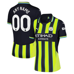 Puma - Manchester City Women's 2024/25 Away Replica Custom Jersey - Navy