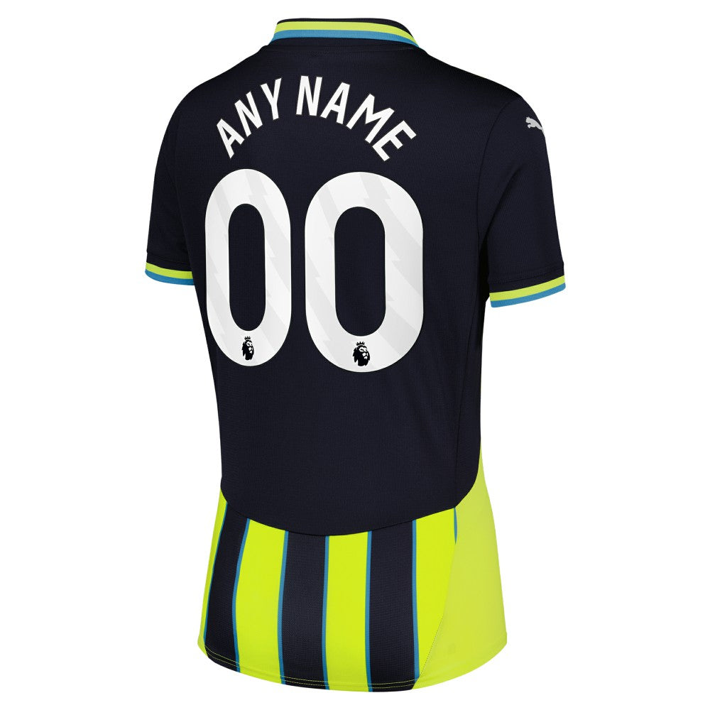 Puma - Manchester City Women's 2024/25 Away Replica Custom Jersey - Navy