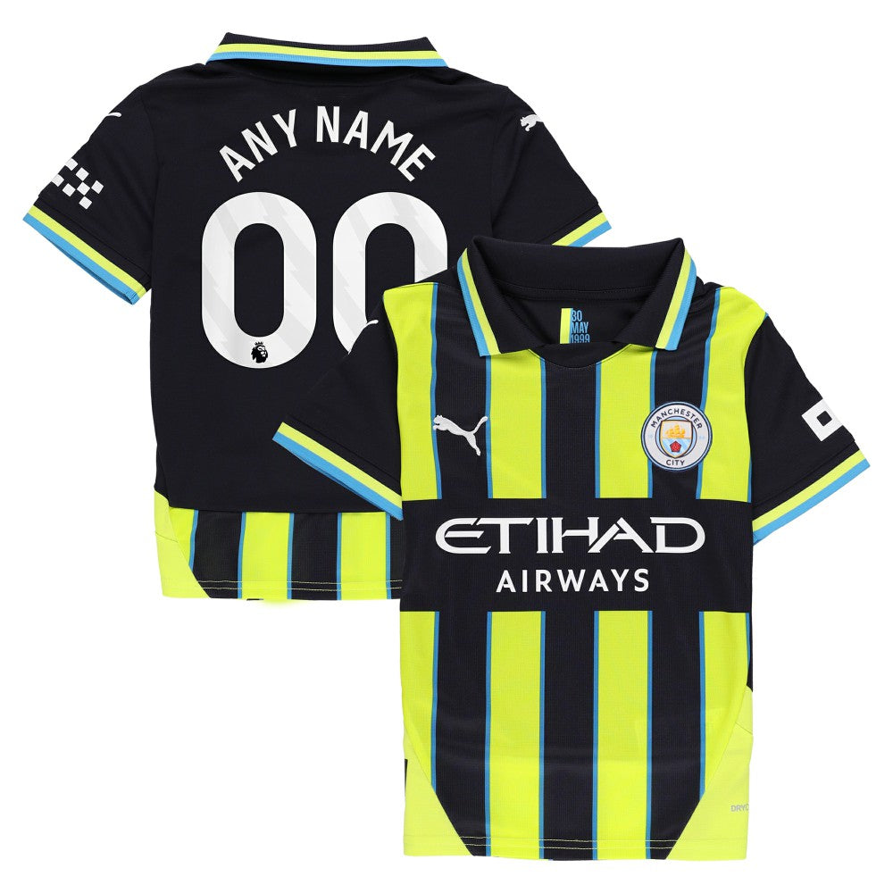 Puma - Manchester City Youth 2024/25 Away Replica Custom Jersey - Navy