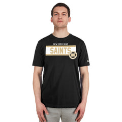 New Orleans Saints New Era 3rd Down High Density Print T-Shirt - Black - NFL