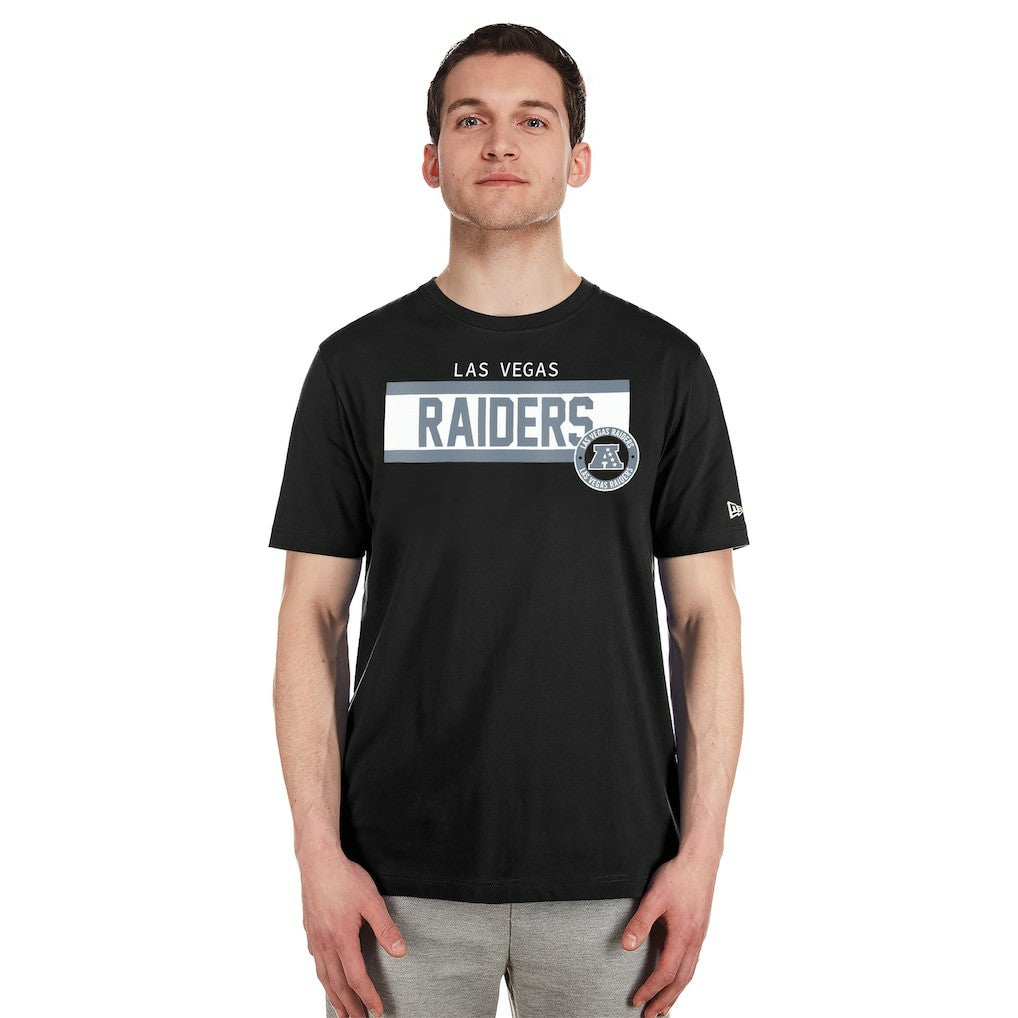 Las Vegas Raiders New Era 3rd Down High Density Print T-Shirt - Black - NFL