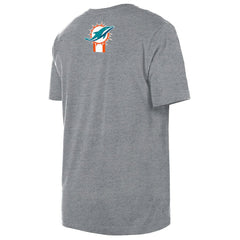 Miami Dolphins New Era 3rd Down High Density Print T-Shirt - Gray - NFL