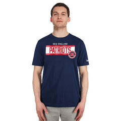New England Patriots New Era 3rd Down High Density Print T-Shirt - Navy - NFL