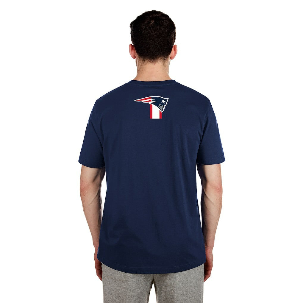 New England Patriots New Era 3rd Down High Density Print T-Shirt - Navy - NFL