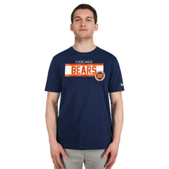 Chicago Bears New Era 3rd Down High Density Print T-Shirt - Navy - NFL