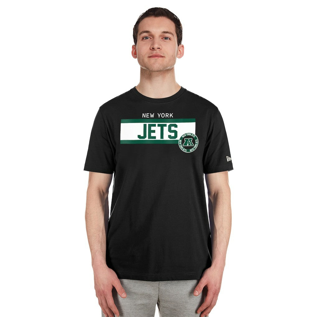 New York Jets New Era 3rd Down High Density Print T-Shirt - Black - NFL
