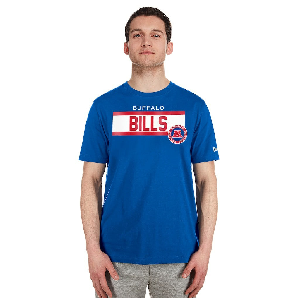 Buffalo Bills New Era 3rd Down High Density Print T-Shirt - Blue - NFL