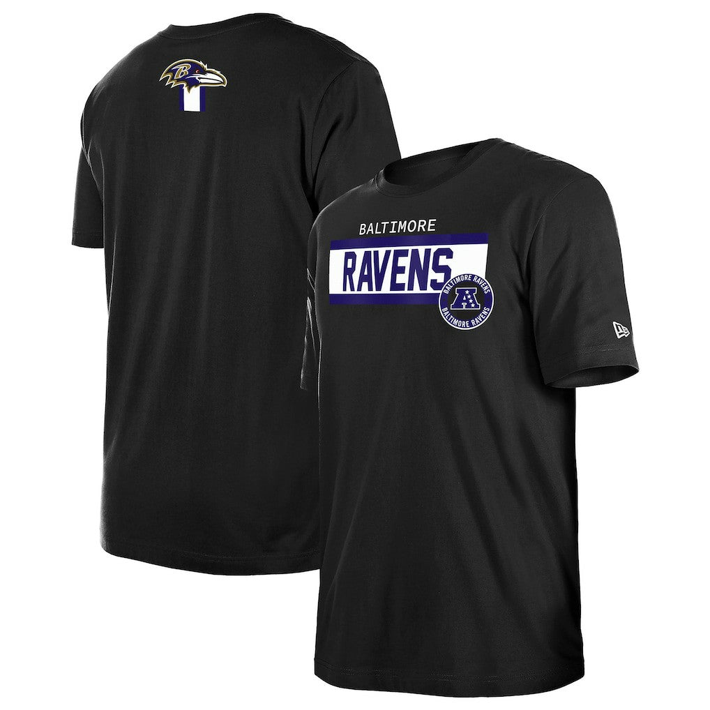 Baltimore Ravens New Era 3rd Down High Density Print T-Shirt - Black - NFL