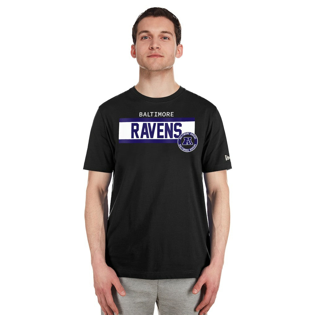 Baltimore Ravens New Era 3rd Down High Density Print T-Shirt - Black - NFL