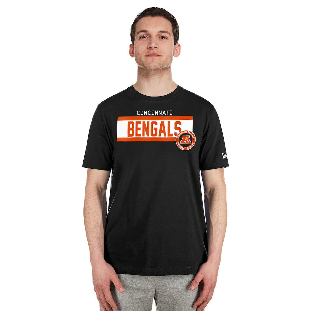 Cincinnati Bengals New Era 3rd Down High Density Print T-Shirt - Black - NFL