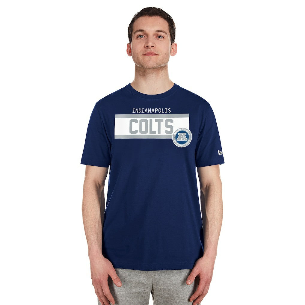 Indianapolis Colts New Era 3rd Down High Density Print T-Shirt - Navy - NFL