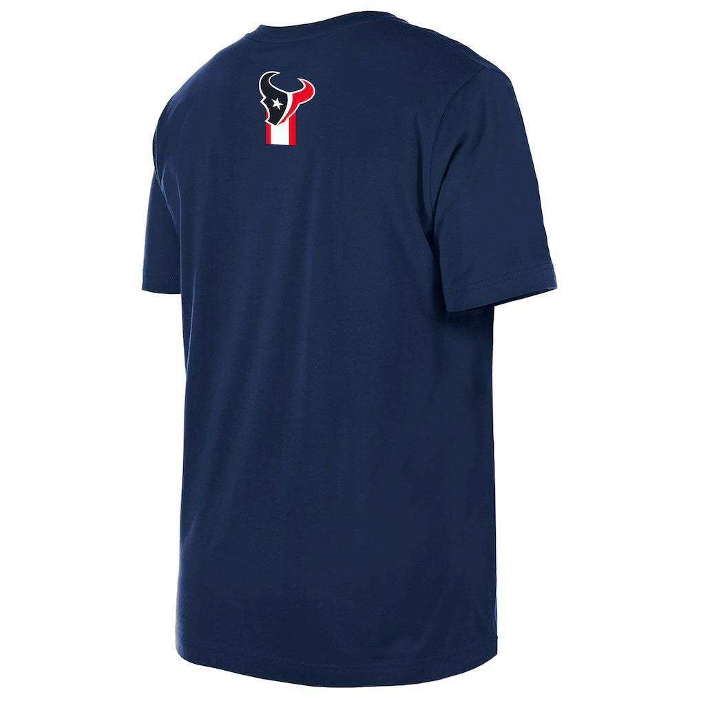 Houston Texans New Era 3rd Down High Density Print T-Shirt - Navy - NFL