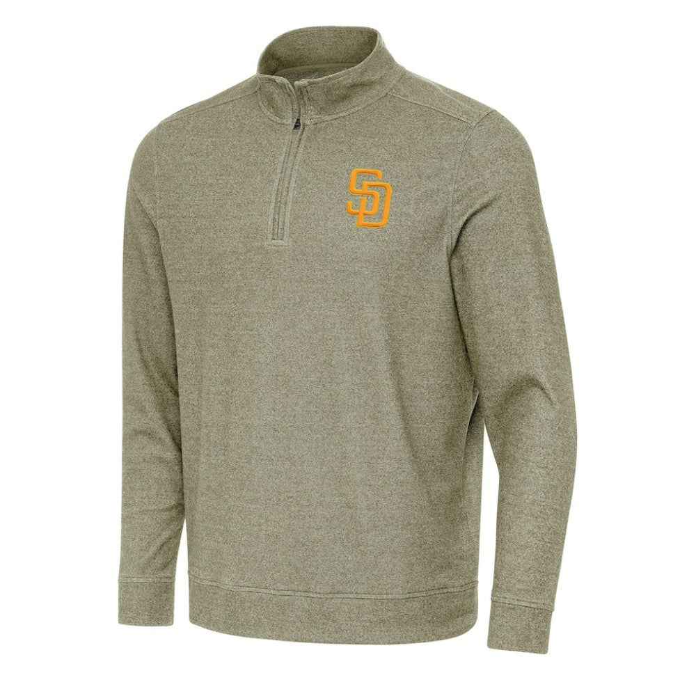 San Diego Padres Antigua Subtle Quarter-Zip Sweatshirt for sale