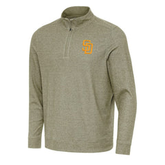 San Diego Padres Antigua Subtle Quarter-Zip Sweatshirt for sale