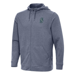 Seattle Mariners Antigua Effortless Full-Zip Hooded Jacket Near Me