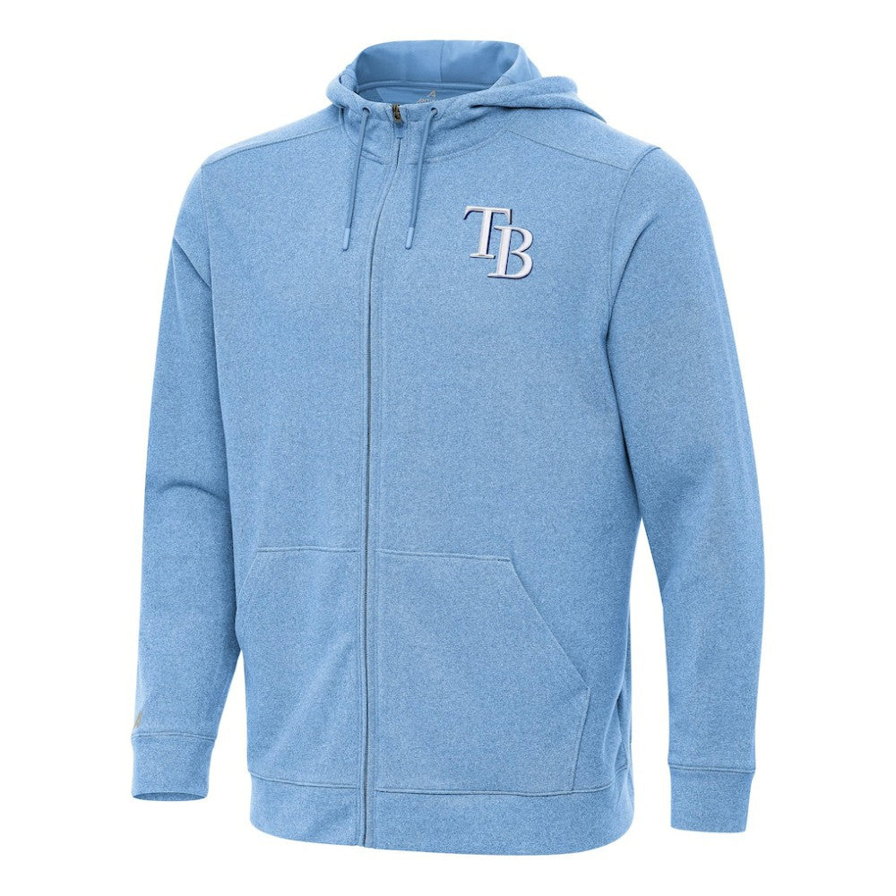 Tampa Bay Rays Antigua Effortless Full-Zip Hooded Jacket Outlet