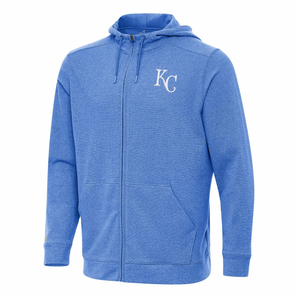 Kansas City Royals Antigua Effortless Full-Zip Hooded Jacket Outlet