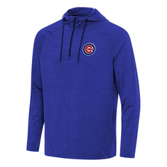 Chicago Cubs Antigua Spikes Quarter-Zip Pullover Hoodie Online