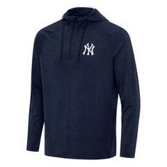 New York Yankees Antigua Spikes Quarter-Zip Pullover Hoodie Outlet