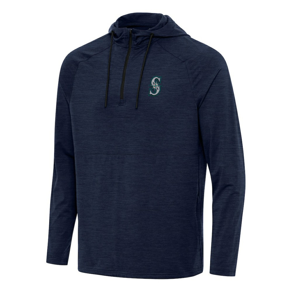Seattle Mariners Antigua Spikes Quarter-Zip Pullover Hoodie Near Me