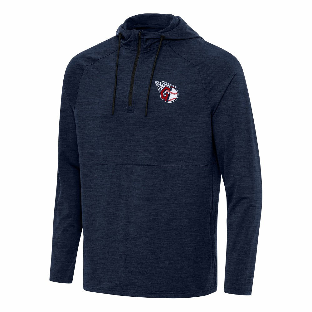 Cleveland Guardians Antigua Spikes Quarter-Zip Pullover Hoodie for sale