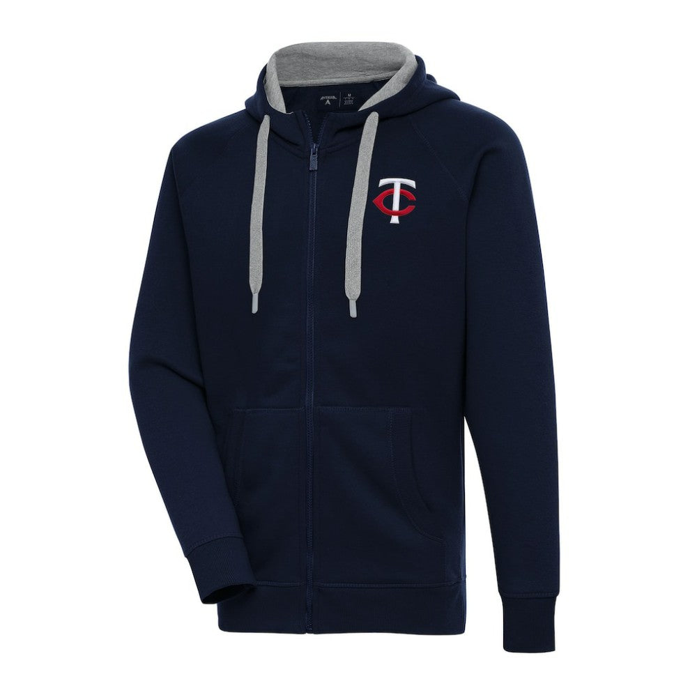 Minnesota Twins Antigua Big & Tall Victory Full-Zip Hoodie Jacket Discount
