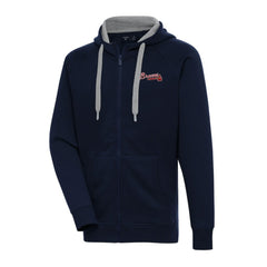 Atlanta Braves Antigua Big & Tall Victory Full-Zip Hoodie Jacket Online