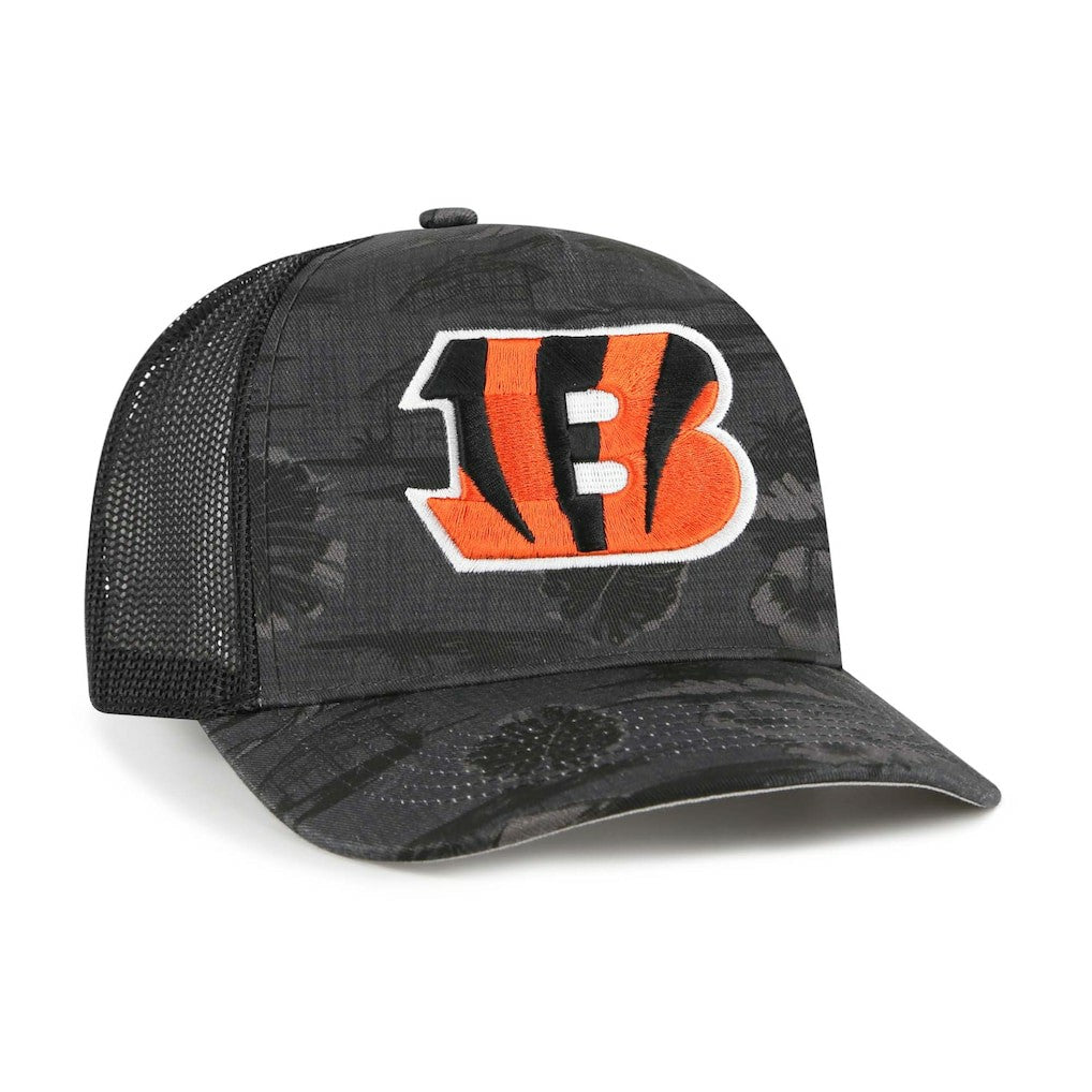 Cincinnati Bengals '47 Fiji Trucker Adjustable Hat - Black - 47 brand