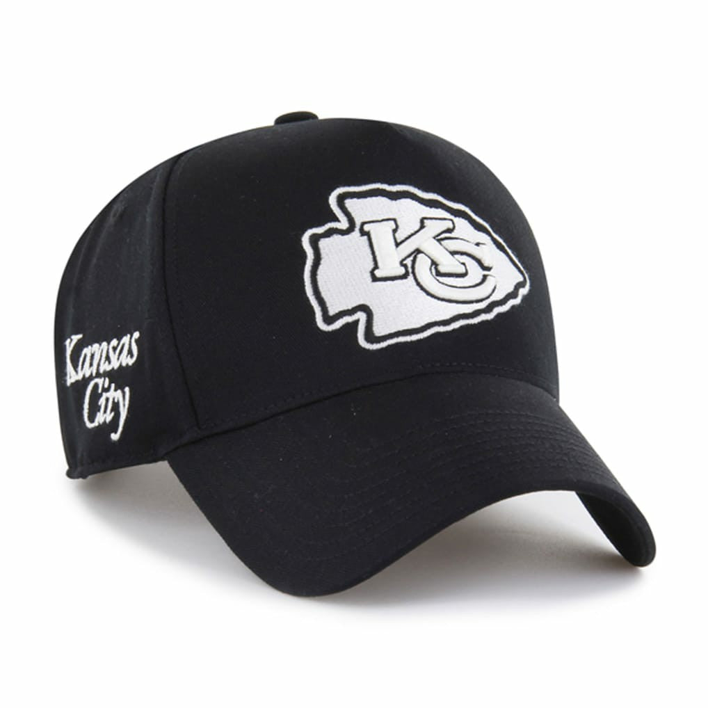 Kansas City Chiefs '47 Foundation Offside Adjustable Hat - Black - 47 brand