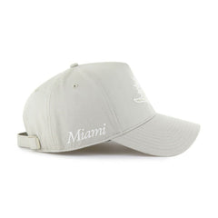 Miami Dolphins '47 Foundation Offside Adjustable Hat - Cream - 47 brand
