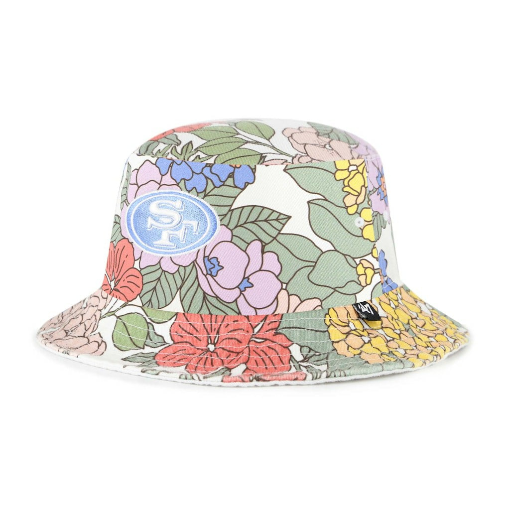 San Francisco 49ers '47 Women's Florentina Bucket Hat - White - 47 brand