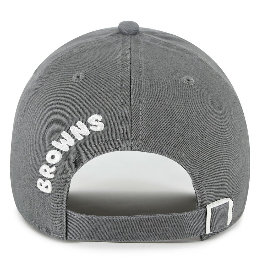 Cleveland Browns '47 Women's Bright Side Clean Up Adjustable Hat - Gray - 47 brand