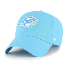 Miami Dolphins '47 Women's Bright Side Clean Up Adjustable Hat - Blue - 47 brand