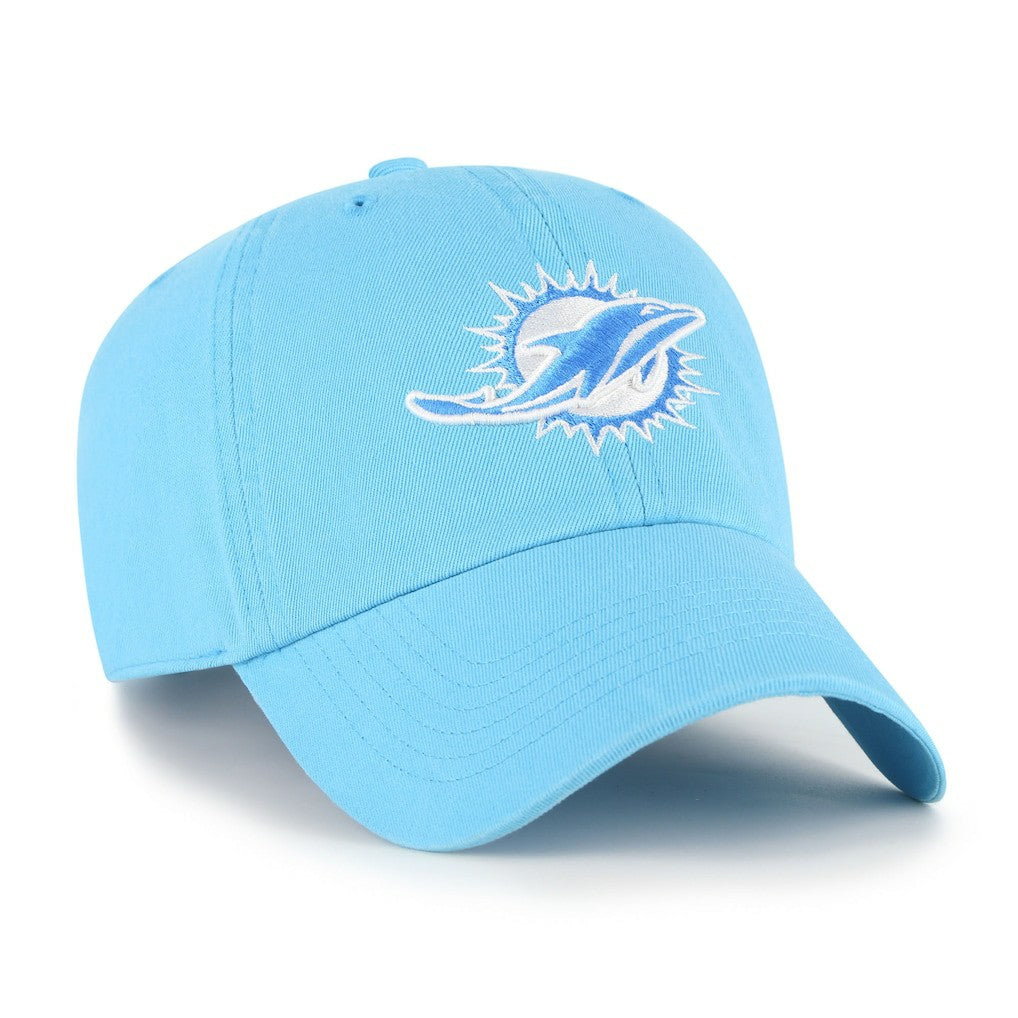 Miami Dolphins '47 Women's Bright Side Clean Up Adjustable Hat - Blue - 47 brand