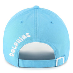 Miami Dolphins '47 Women's Bright Side Clean Up Adjustable Hat - Blue - 47 brand