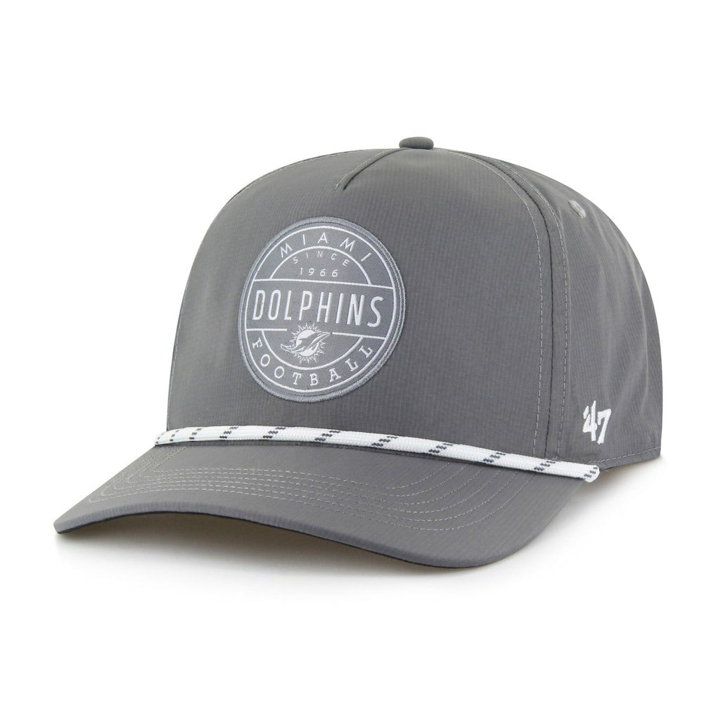 Miami Dolphins '47 Suburbia Hitch Adjustable Hat - Gray - 47 brand