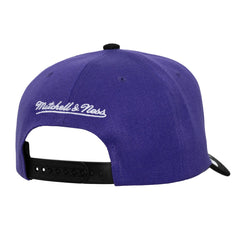 Mitchell & Ness Sacramento Kings Underarch Two-Tone Pro Crown Snapback Hat Purple/Black