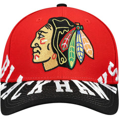 Chicago Blackhawks Mitchell & Ness Underarch Two-Tone Pro Crown Snapback Hat - Red/Black | NHL discount