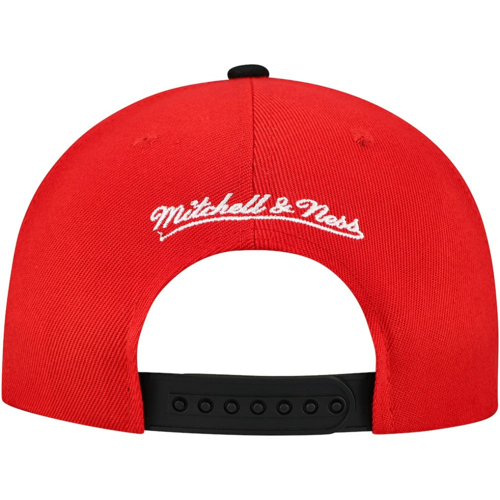 Chicago Blackhawks Mitchell & Ness Underarch Two-Tone Pro Crown Snapback Hat - Red/Black | NHL discount