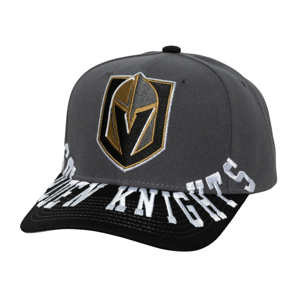 Vegas Golden Knights Mitchell & Ness Underarch Two-Tone Pro Crown Snapback Hat - Gray/Black | NHL discount