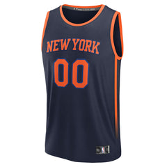 Fanatics New York Knicks Fast Break Custom Jersey Statement Edition Navy