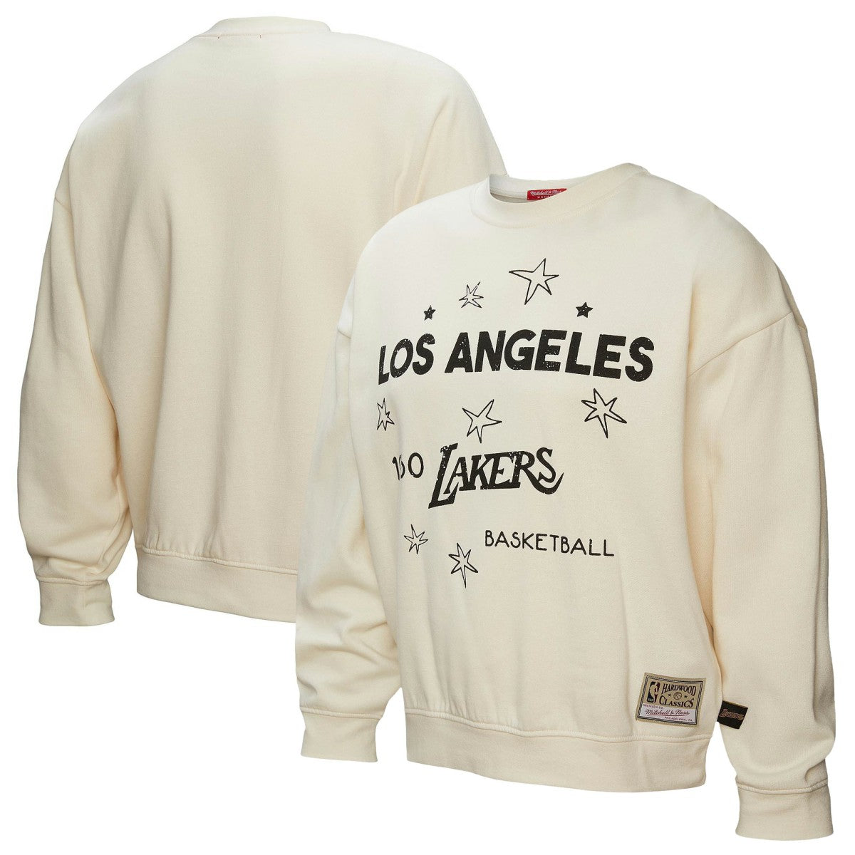 Mitchell & Ness Los Angeles Lakers Women's Hardwood Classics Pullover Sweatshirt Gold